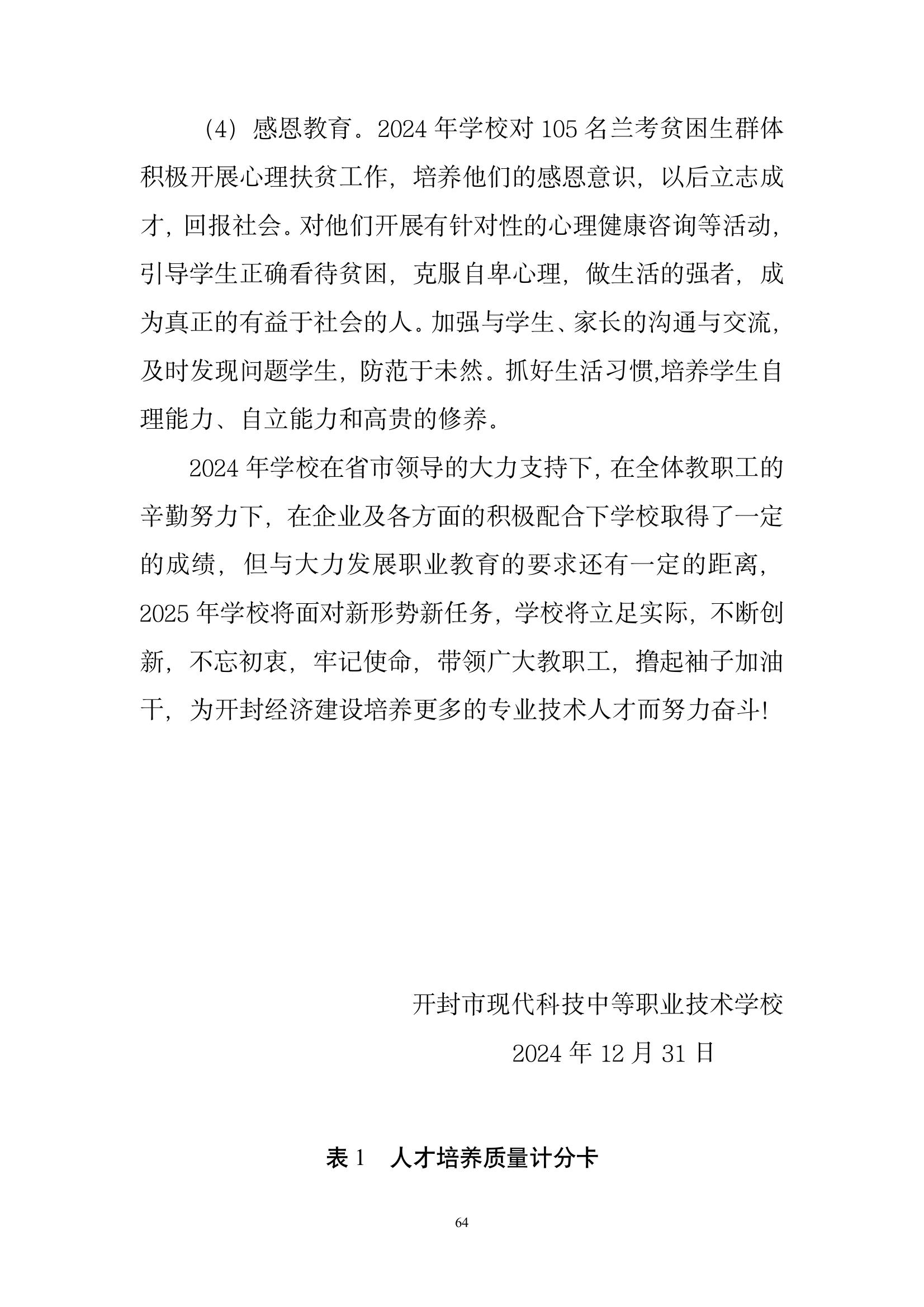 開封市現(xiàn)代科技中等職業(yè)技術學校質量報告（2024年度）(圖65)